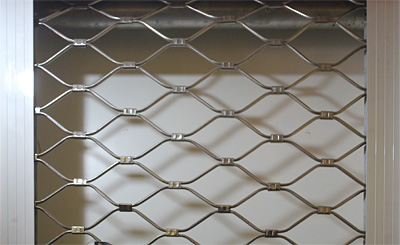 Stainless steel Net type door